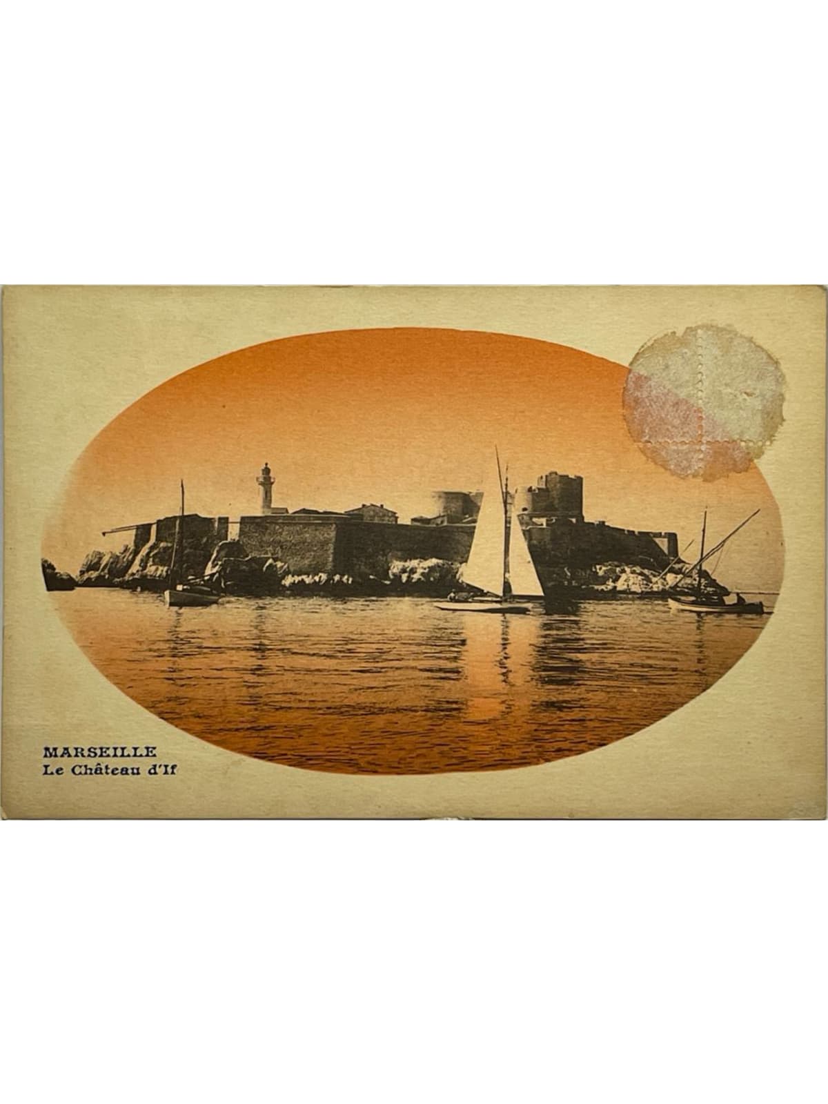 Recto de la carte postale