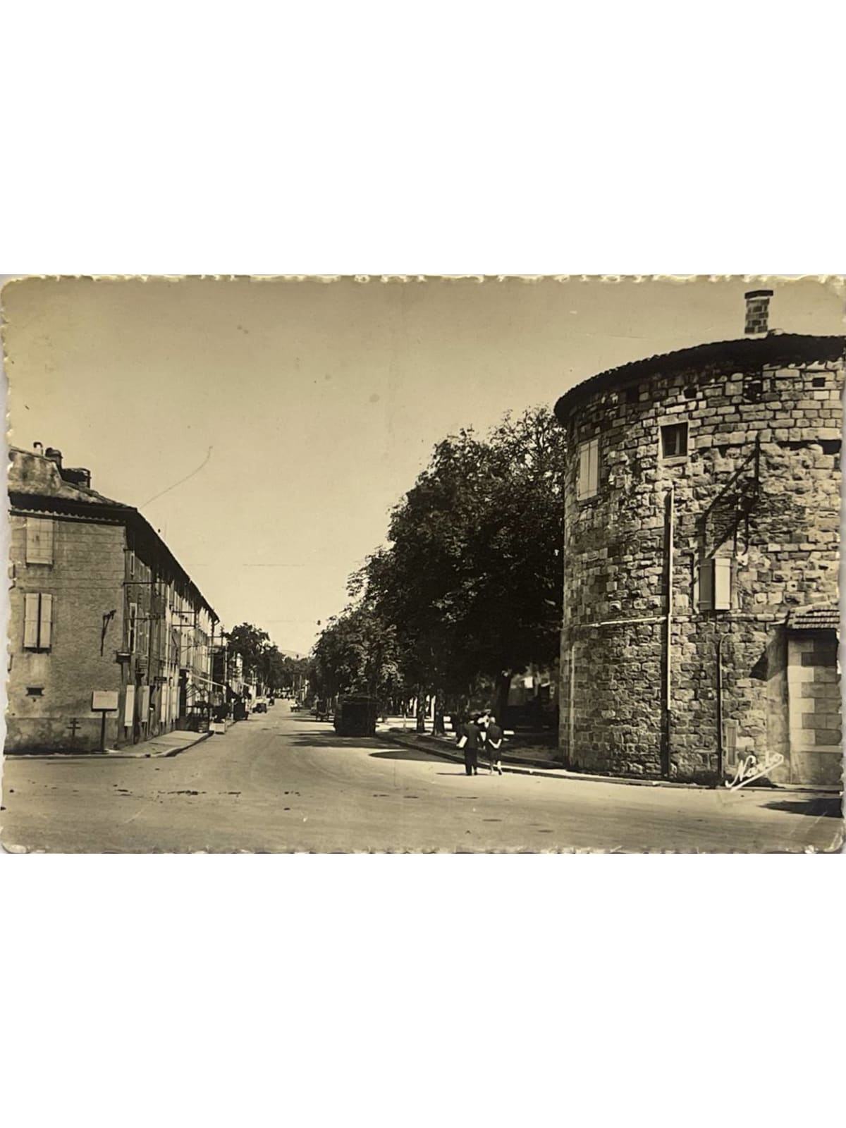 Recto de la carte postale