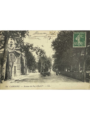 Cabourg – Avenue du Roi Albert-Ier – LL n°156 – CPA 1922