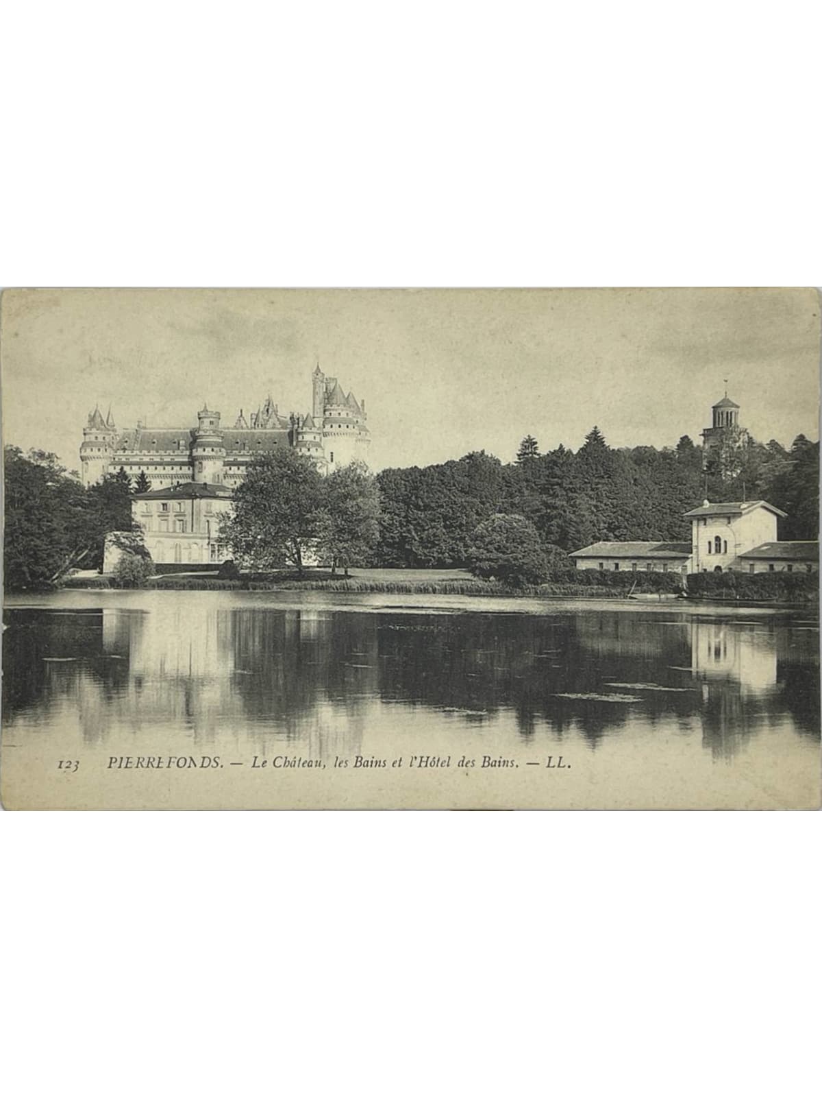 Recto de la carte postale