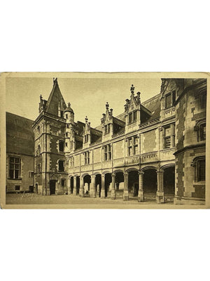 Carte postale – Blois – Château royal, façade intérieure Louis XII – Éditions Yvon n° 77