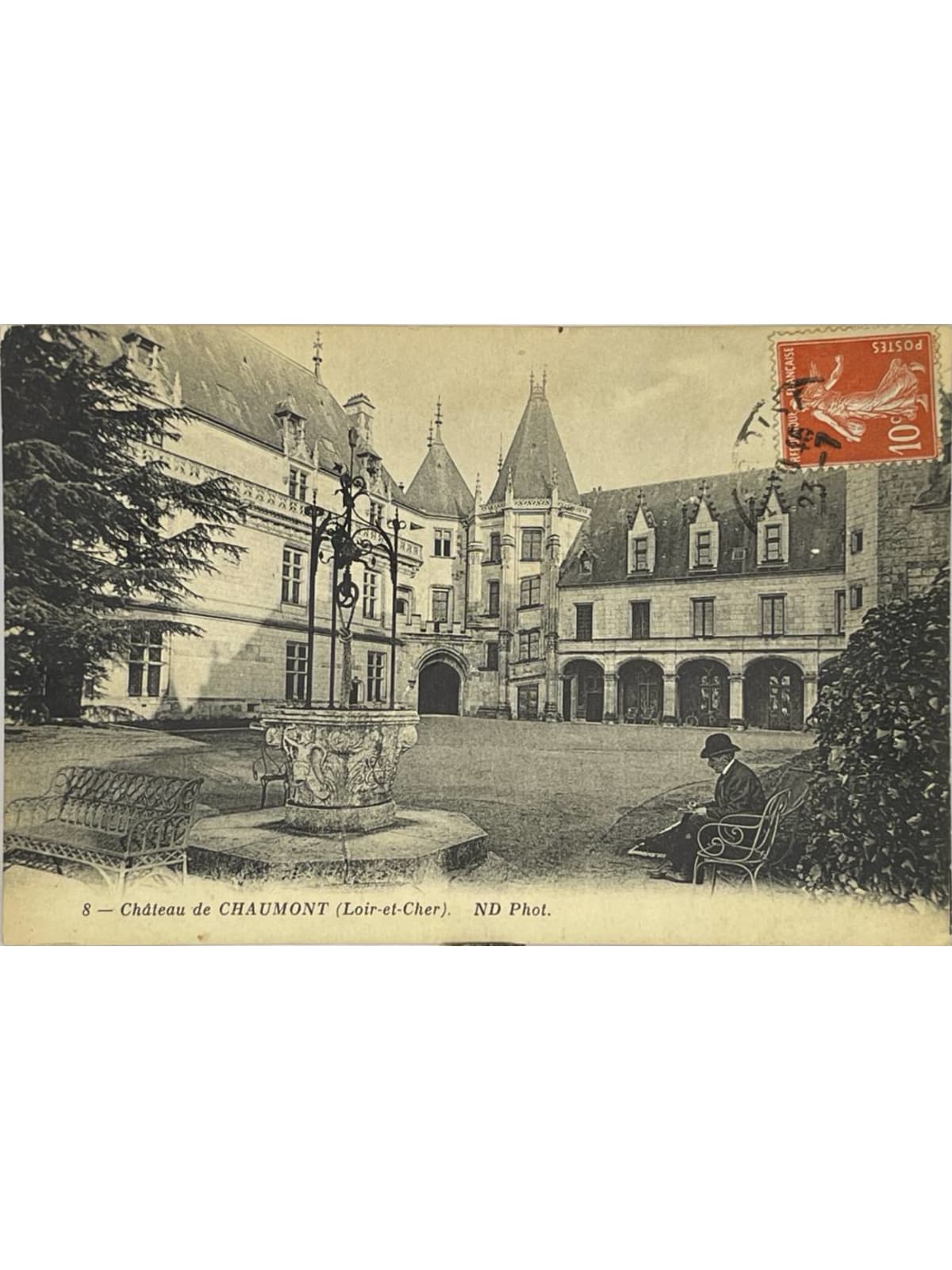 Recto de la carte postale