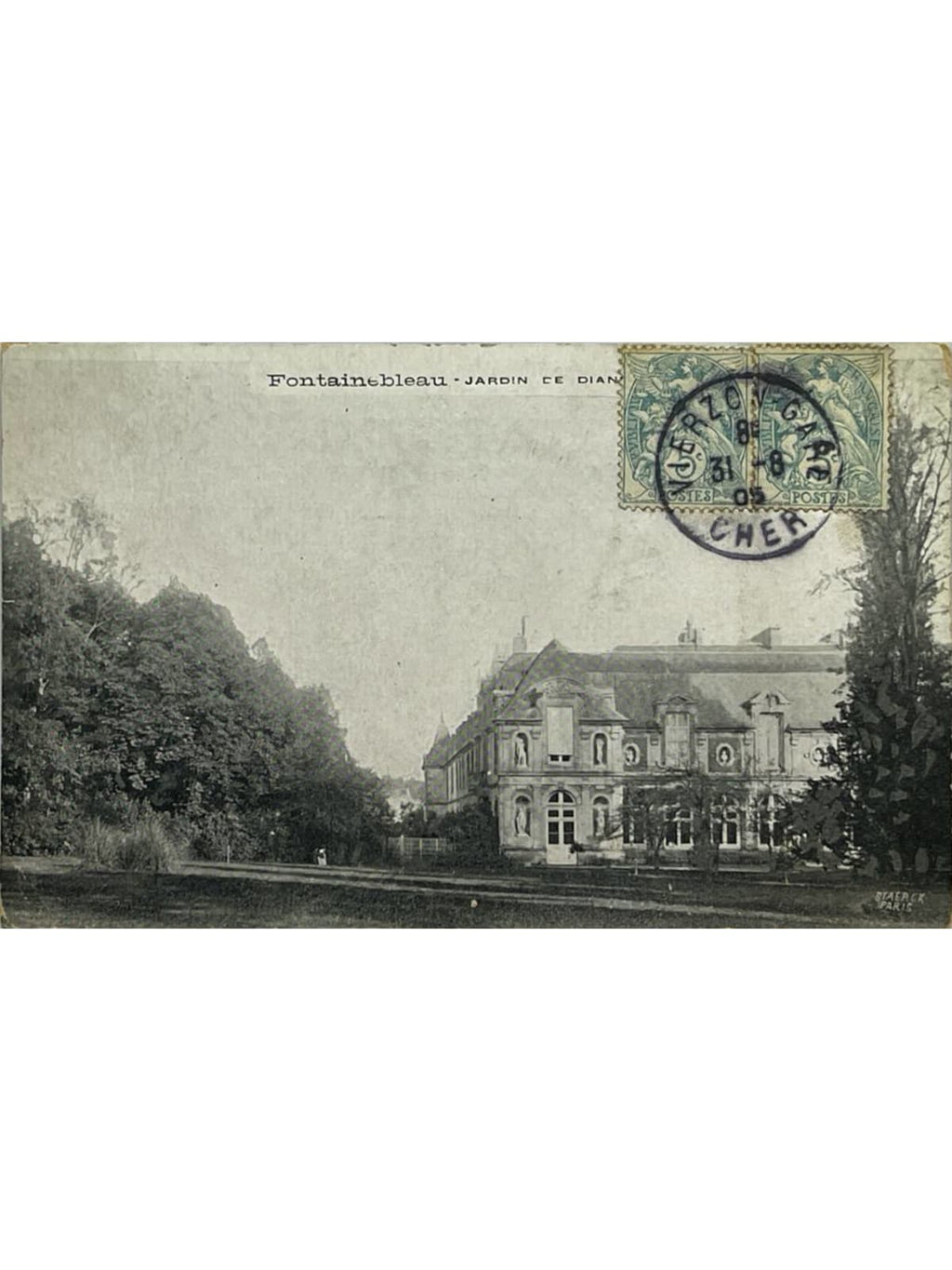 Recto de la carte postale