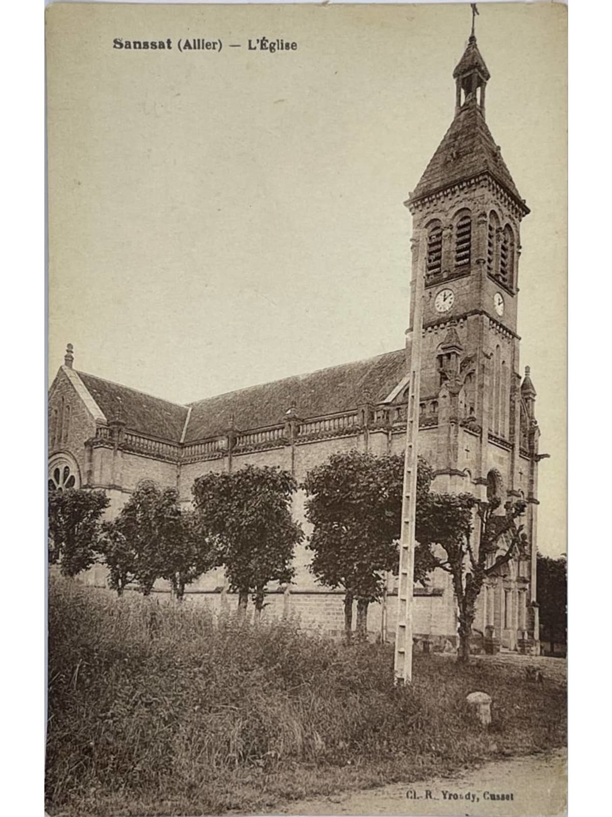 Recto de la carte postale