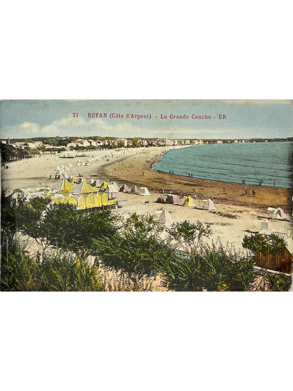 Recto de la carte postale