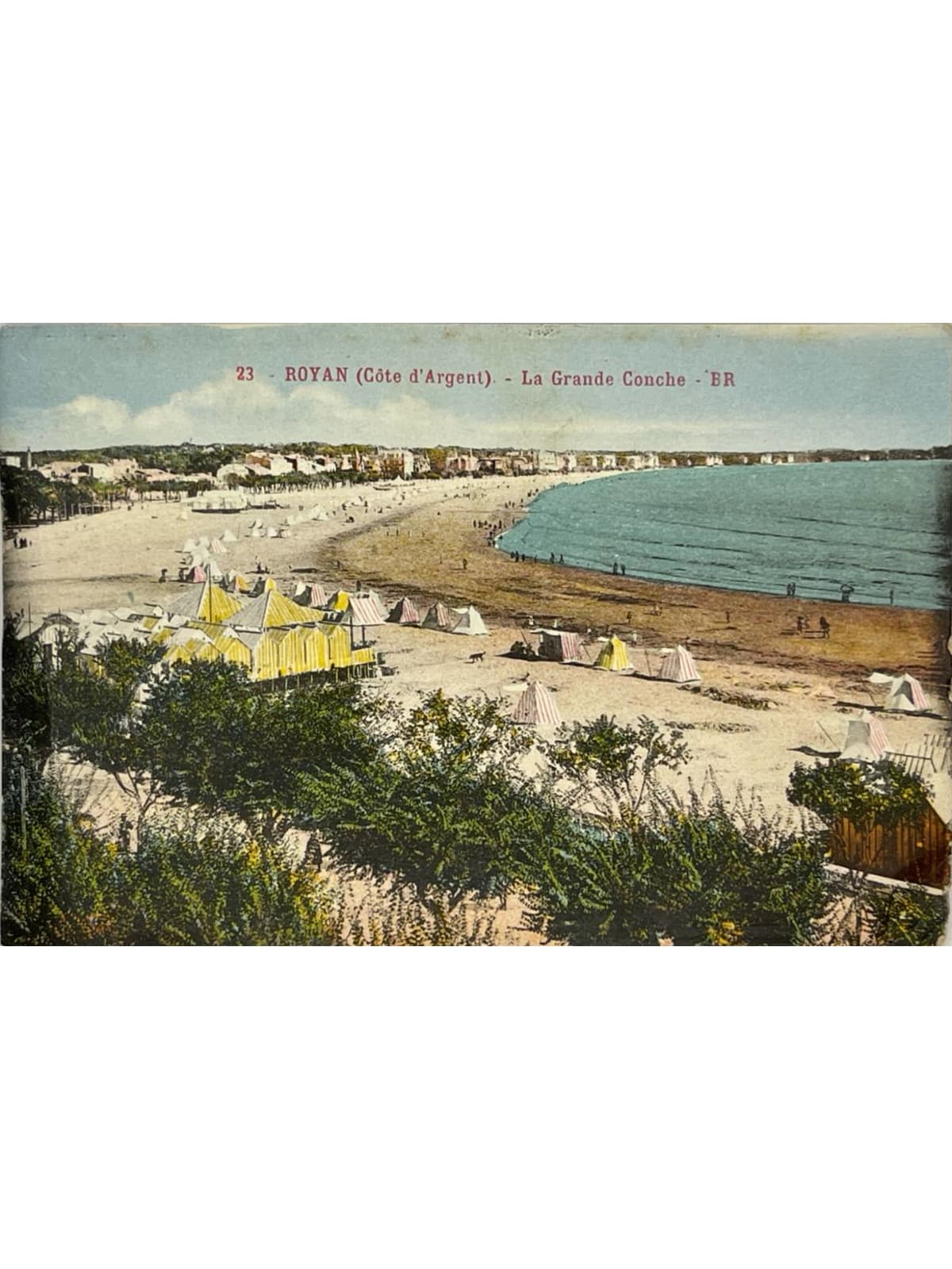 Recto de la carte postale