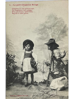 Le Petit Chaperon Rouge n° 1 – Enfants – Bergeret Nancy – CPA