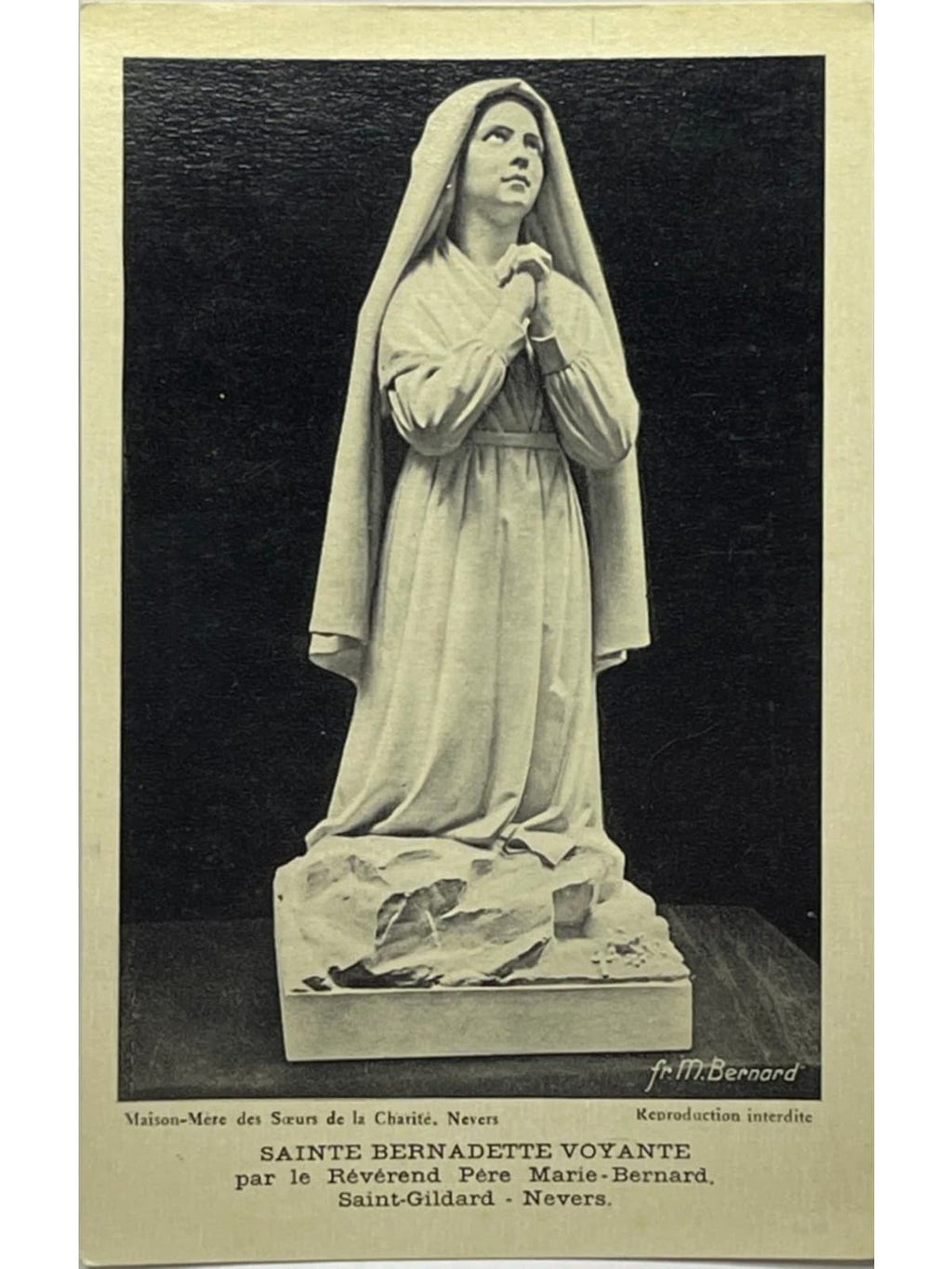 Recto de la carte postale