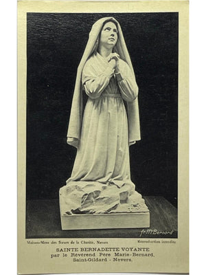Nevers – Sainte Bernadette voyante à Saint-Gildard – CPSM 1962