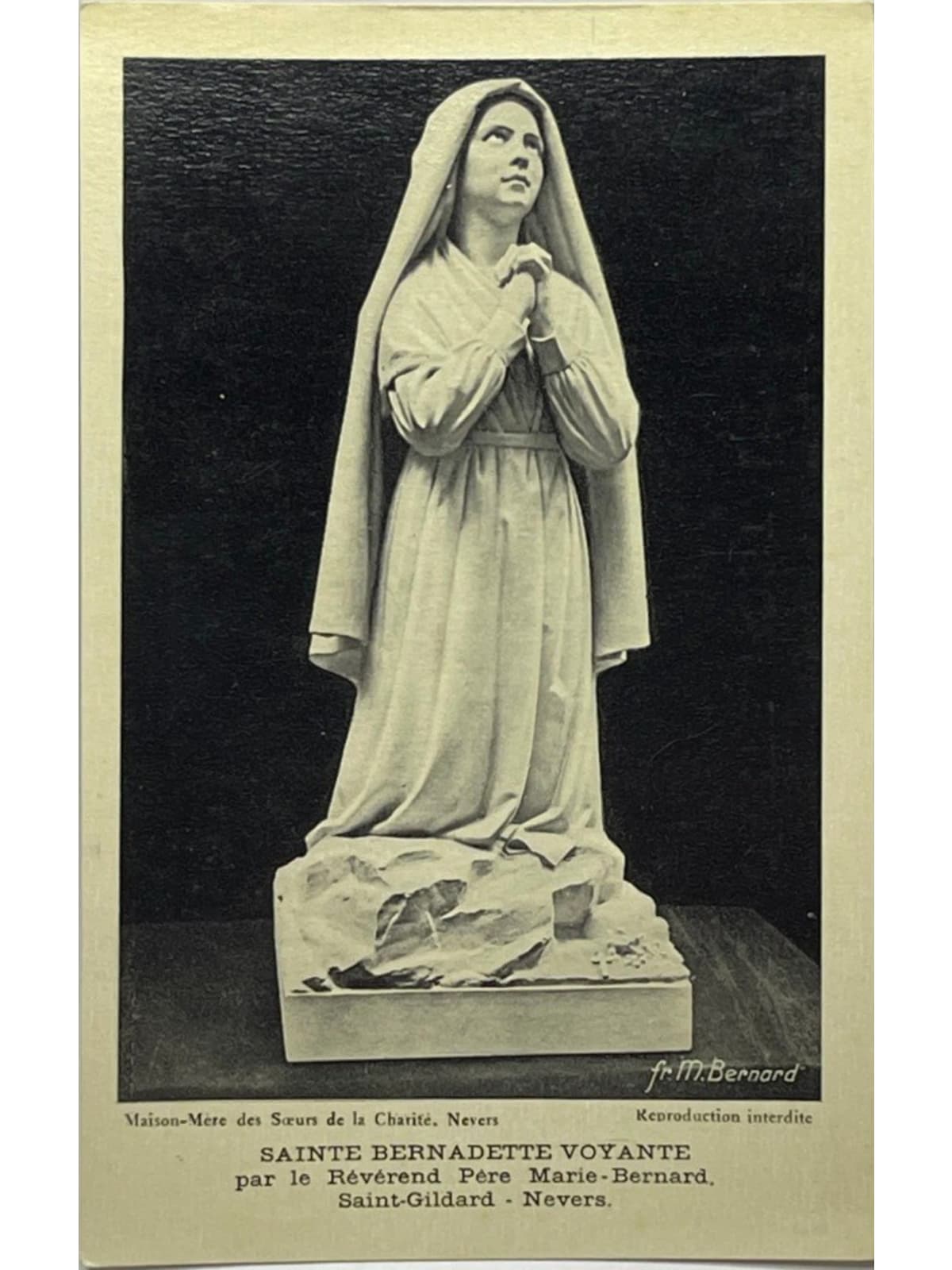 Recto de la carte postale