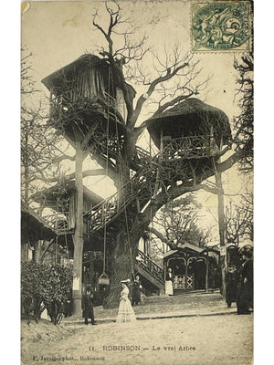 Le Plessis-Robinson – Le Vrai Arbre, guinguette – CPA n°11