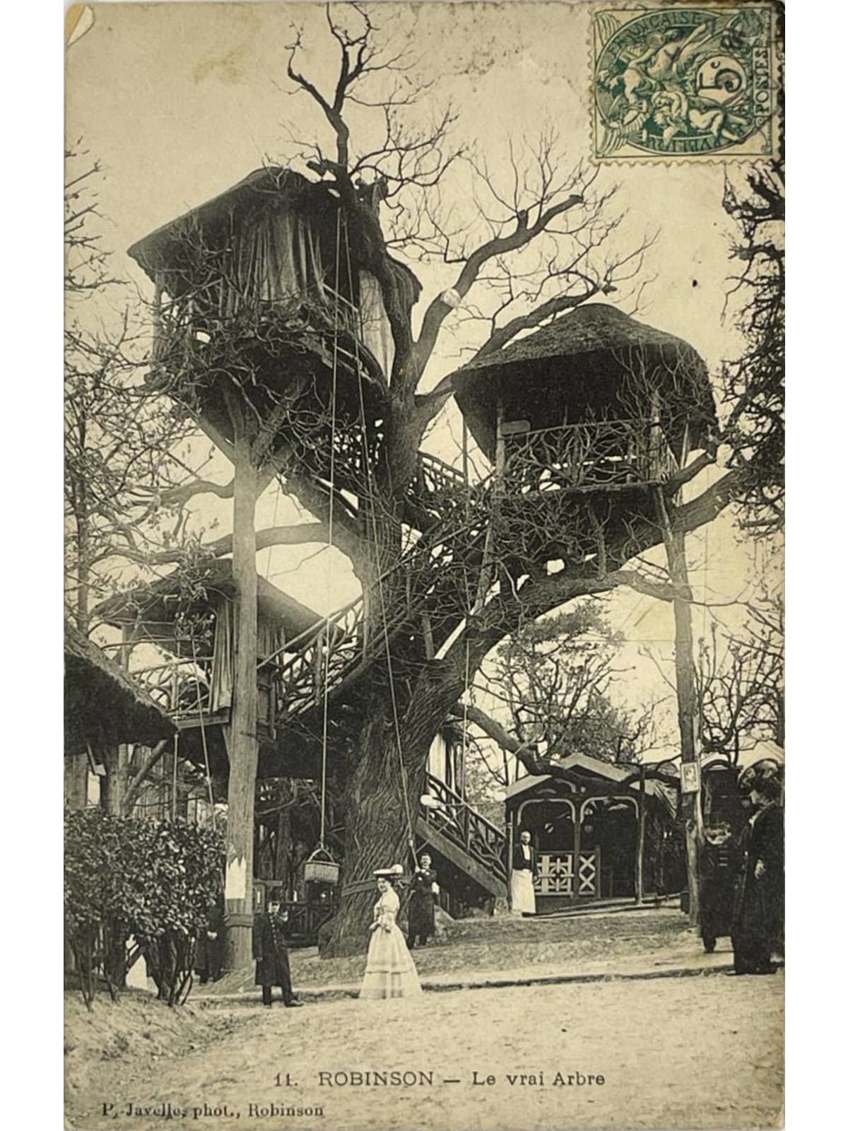 Recto de la carte postale