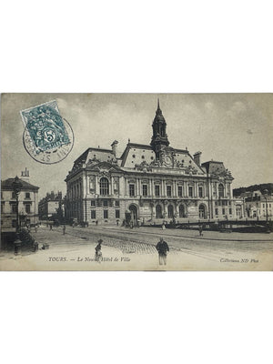 Tours (37) – Le Nouvel Hôtel de Ville – CPA ancienne ND Phot.