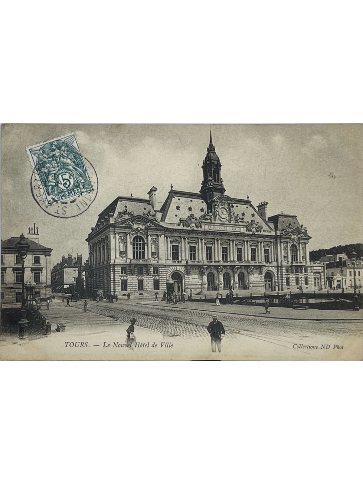 Recto de la carte postale