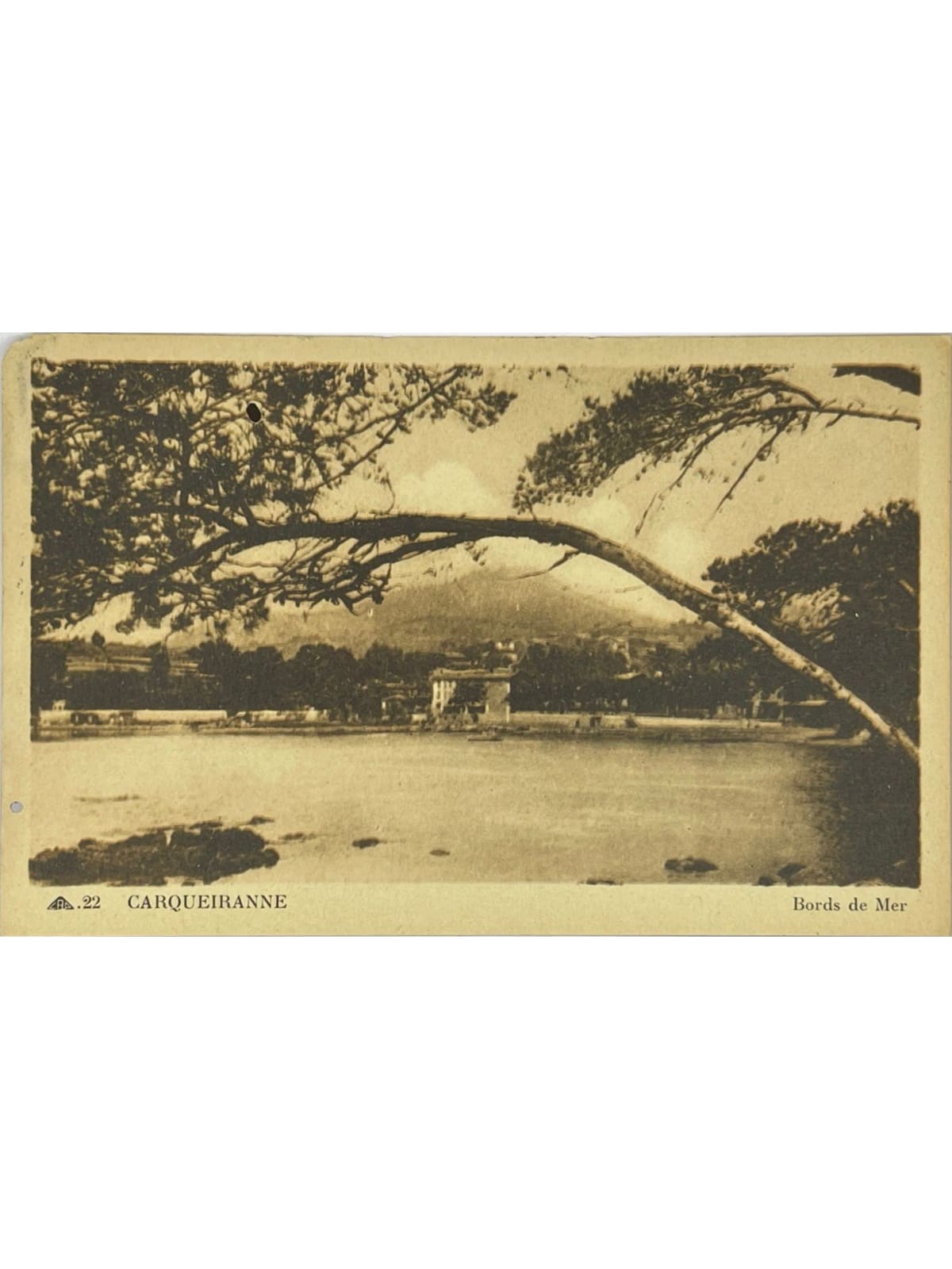 Recto de la carte postale