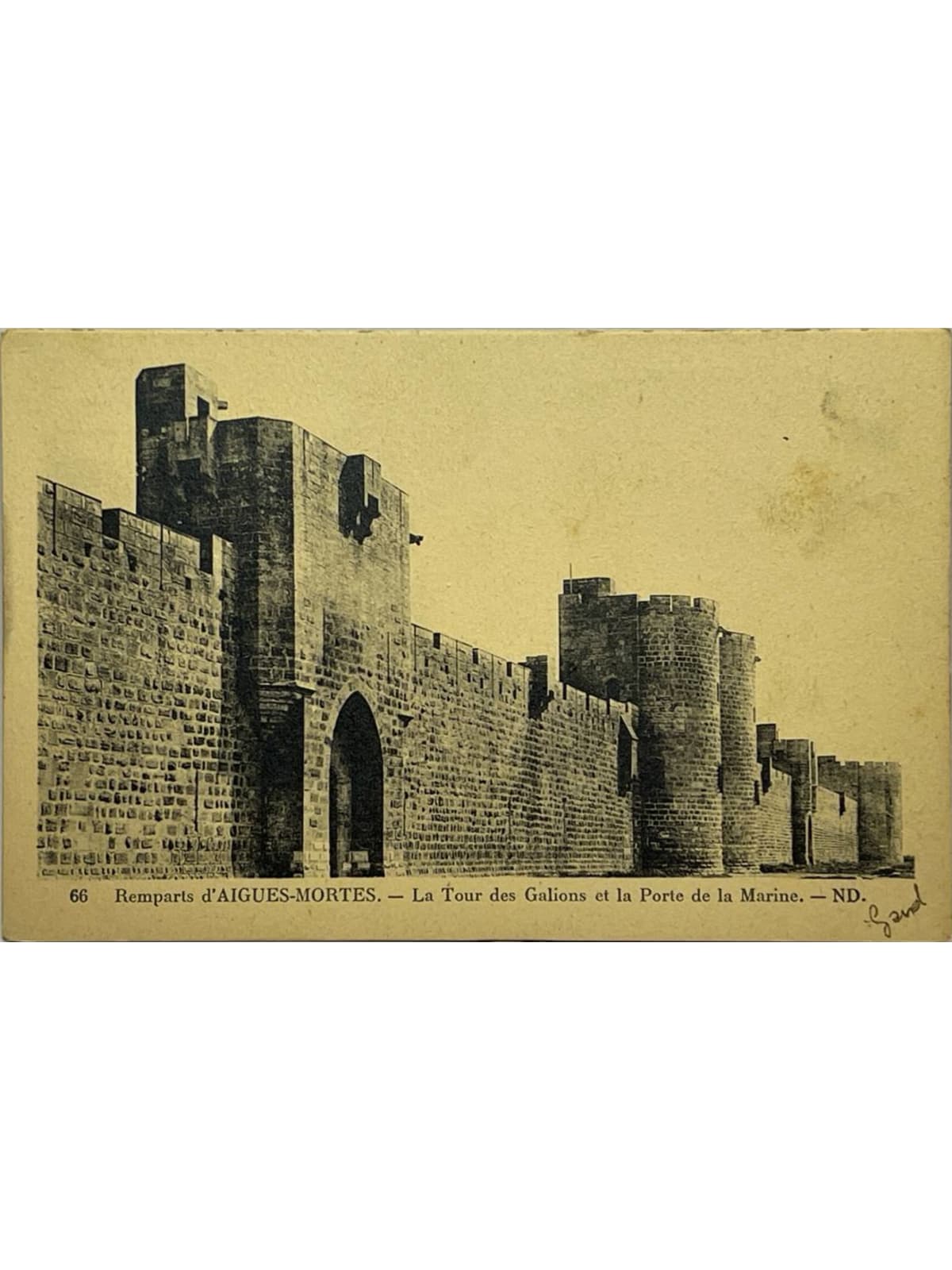 Recto de la carte postale