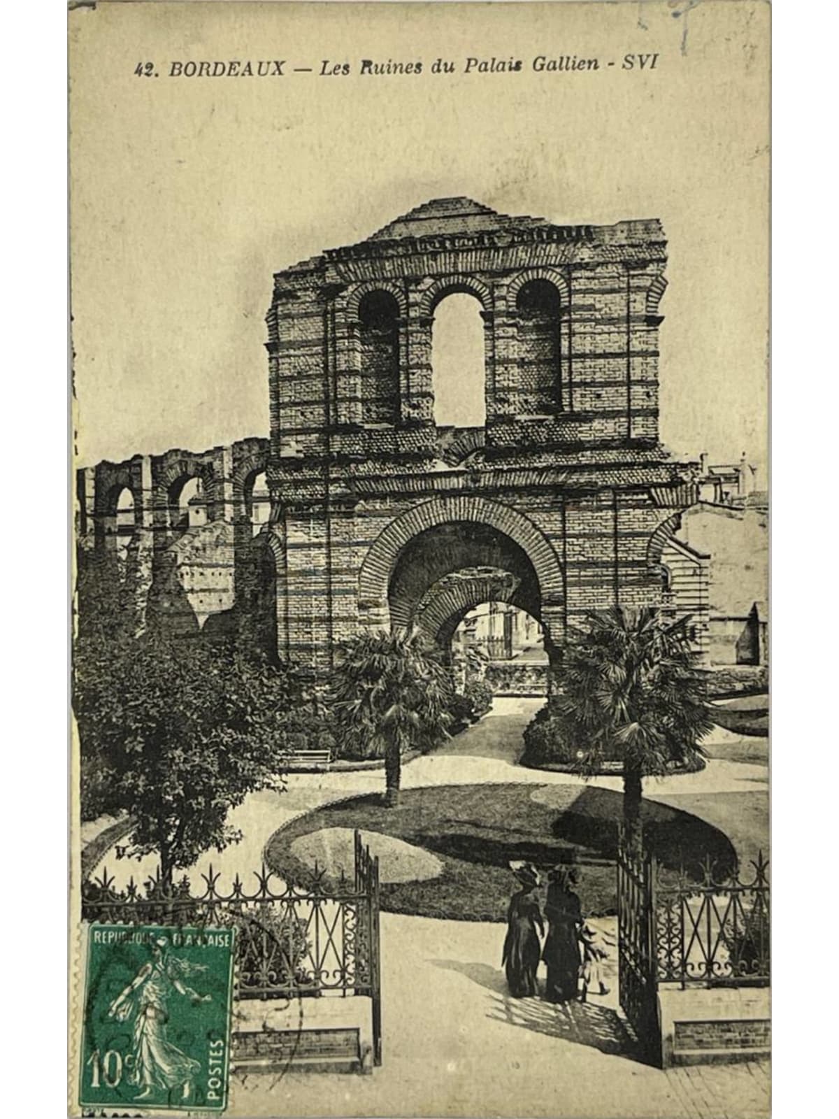 Recto de la carte postale