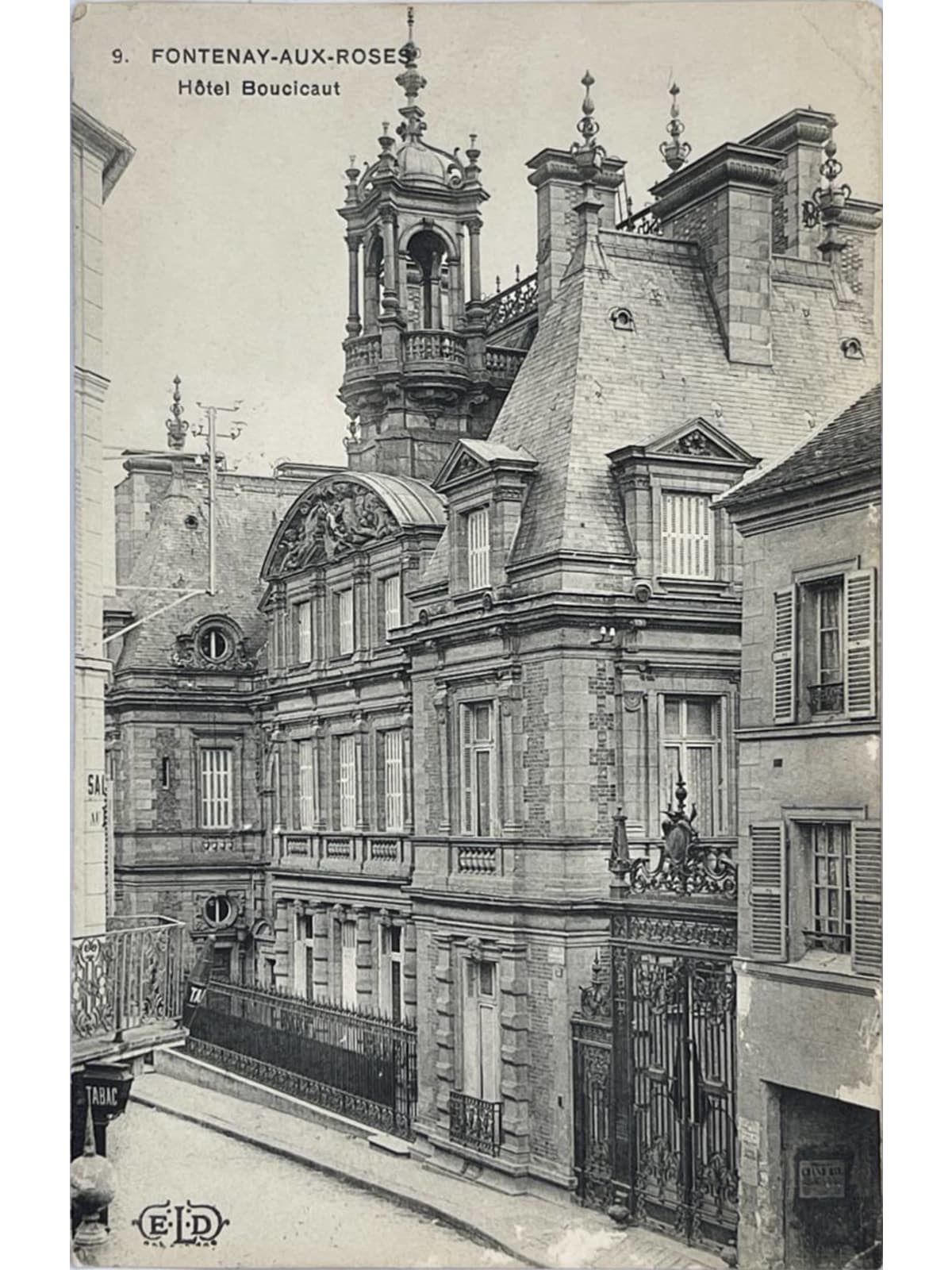 Recto de la carte postale