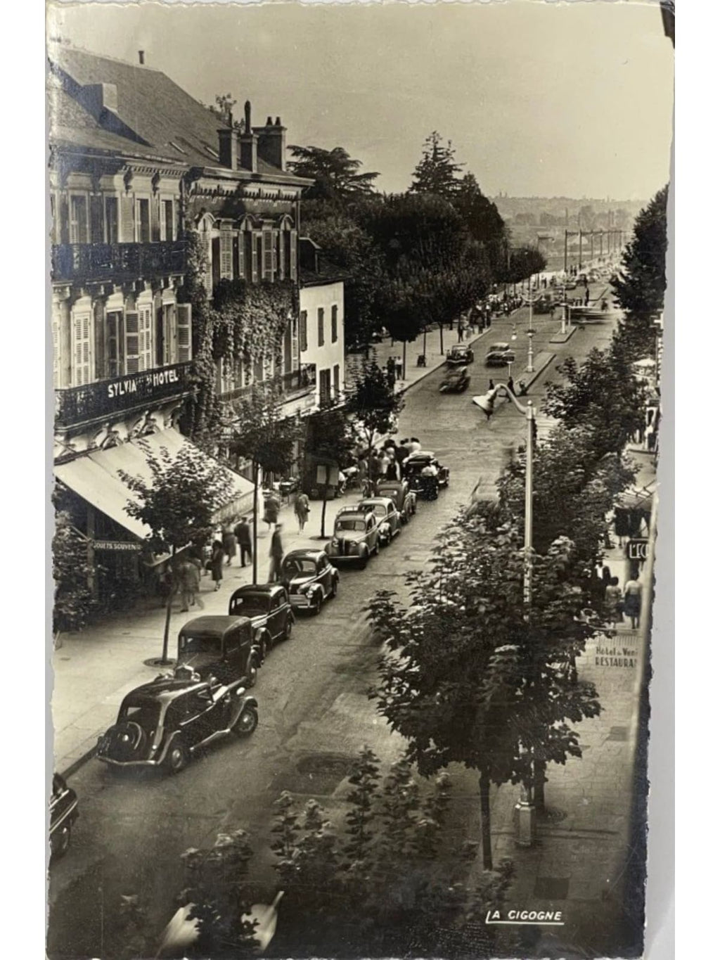 Recto de la carte postale