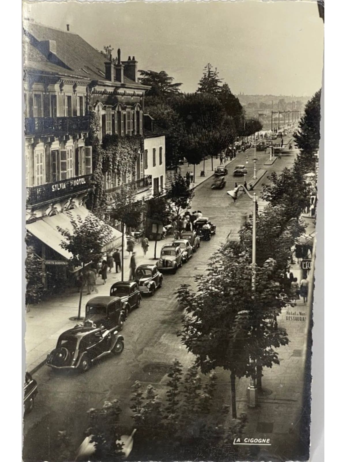 Recto de la carte postale