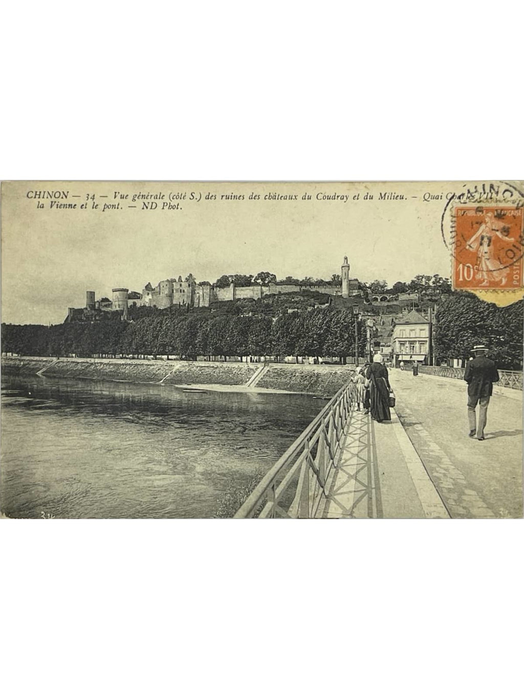 Recto de la carte postale