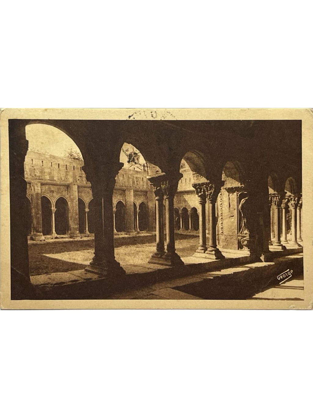 Recto de la carte postale
