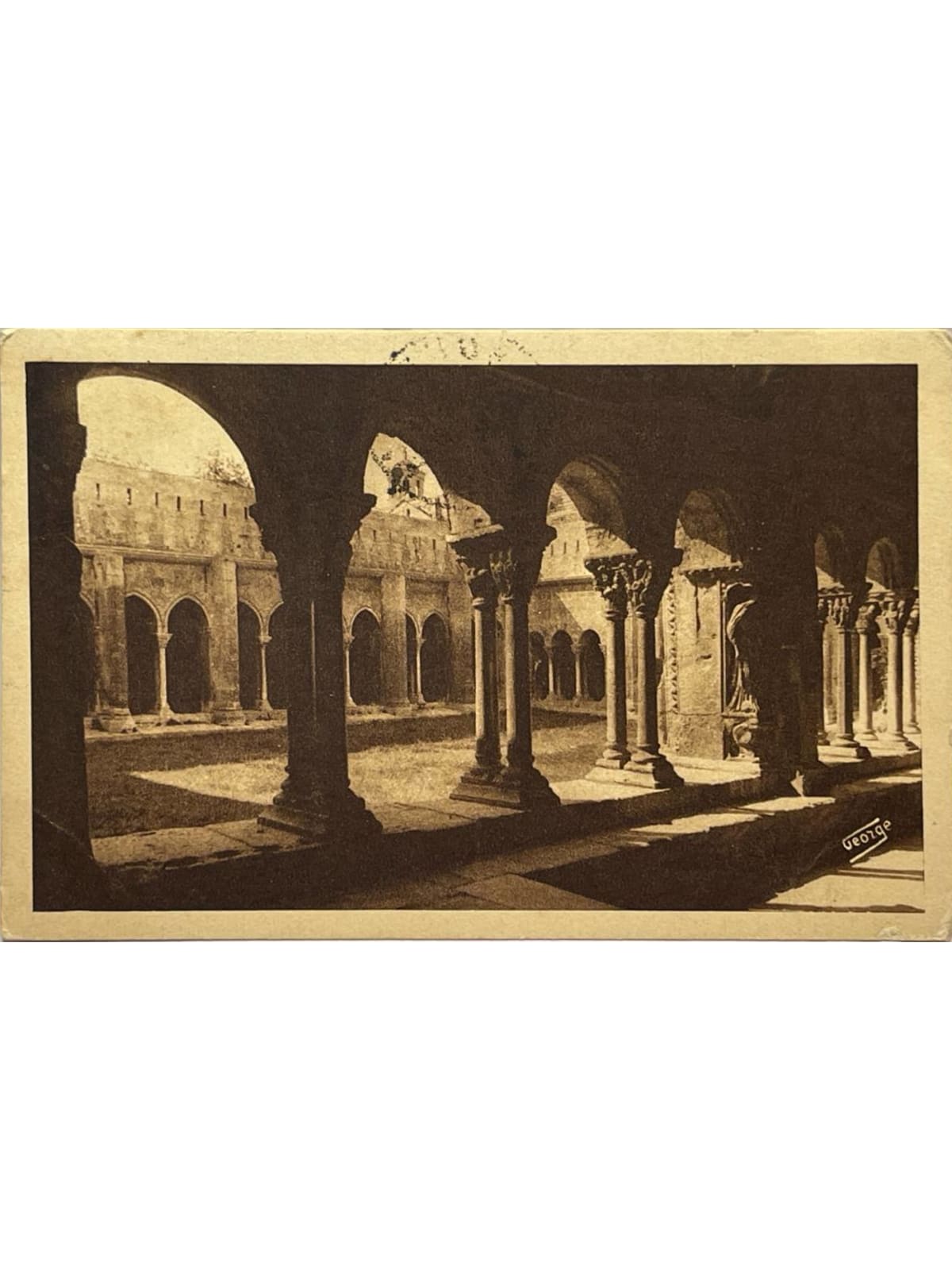 Recto de la carte postale