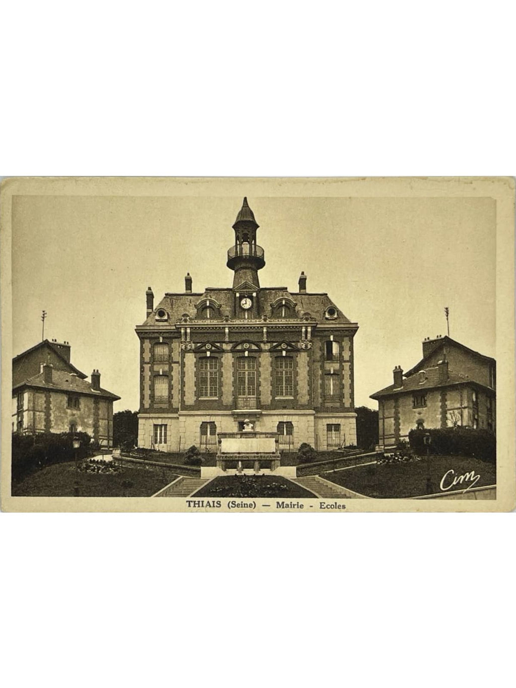 Recto de la carte postale