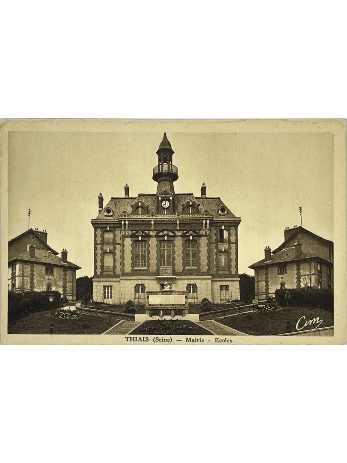 Recto de la carte postale