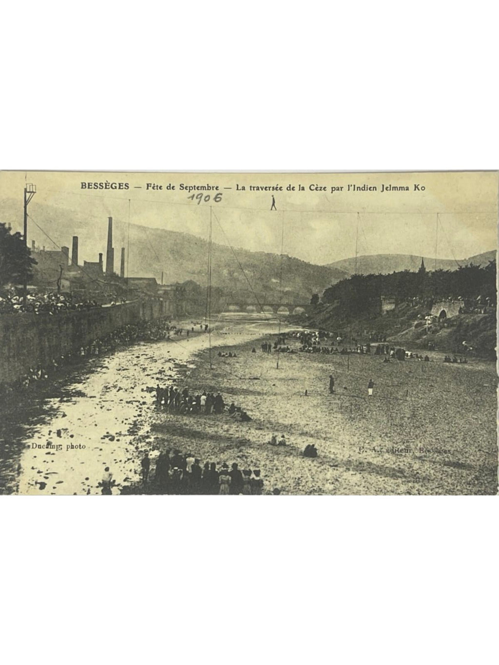 Recto de la carte postale