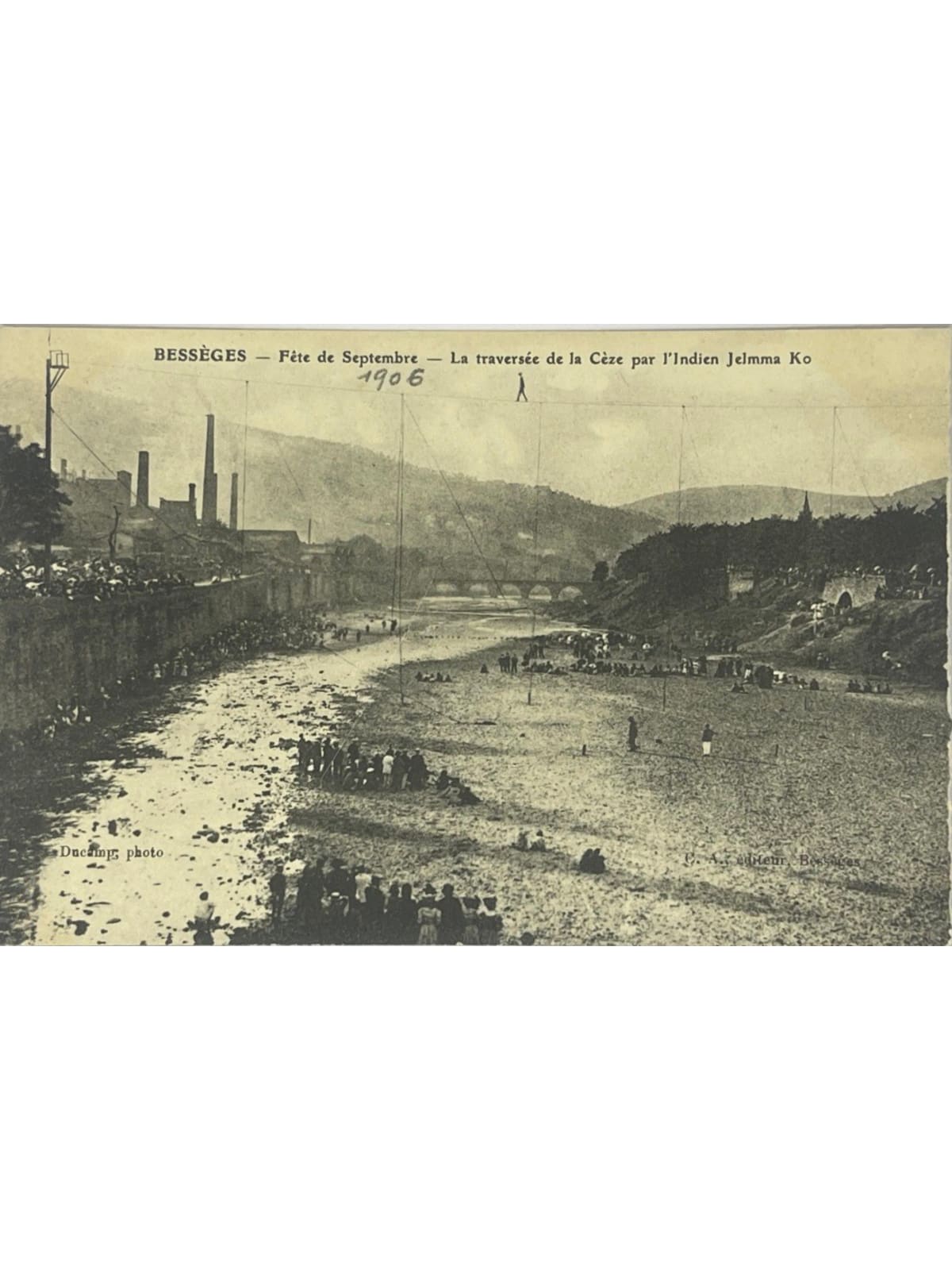 Recto de la carte postale