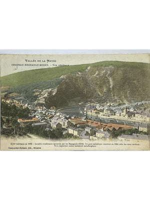 CPA Château-Regnault-Bogny – Vue générale et centre métallurgique