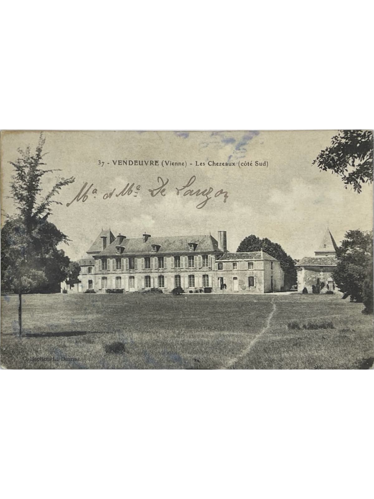 Recto de la carte postale