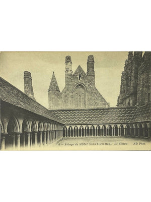 Le Mont-Saint-Michel – Abbaye, le cloître – ND Phot. n°16 – CPA