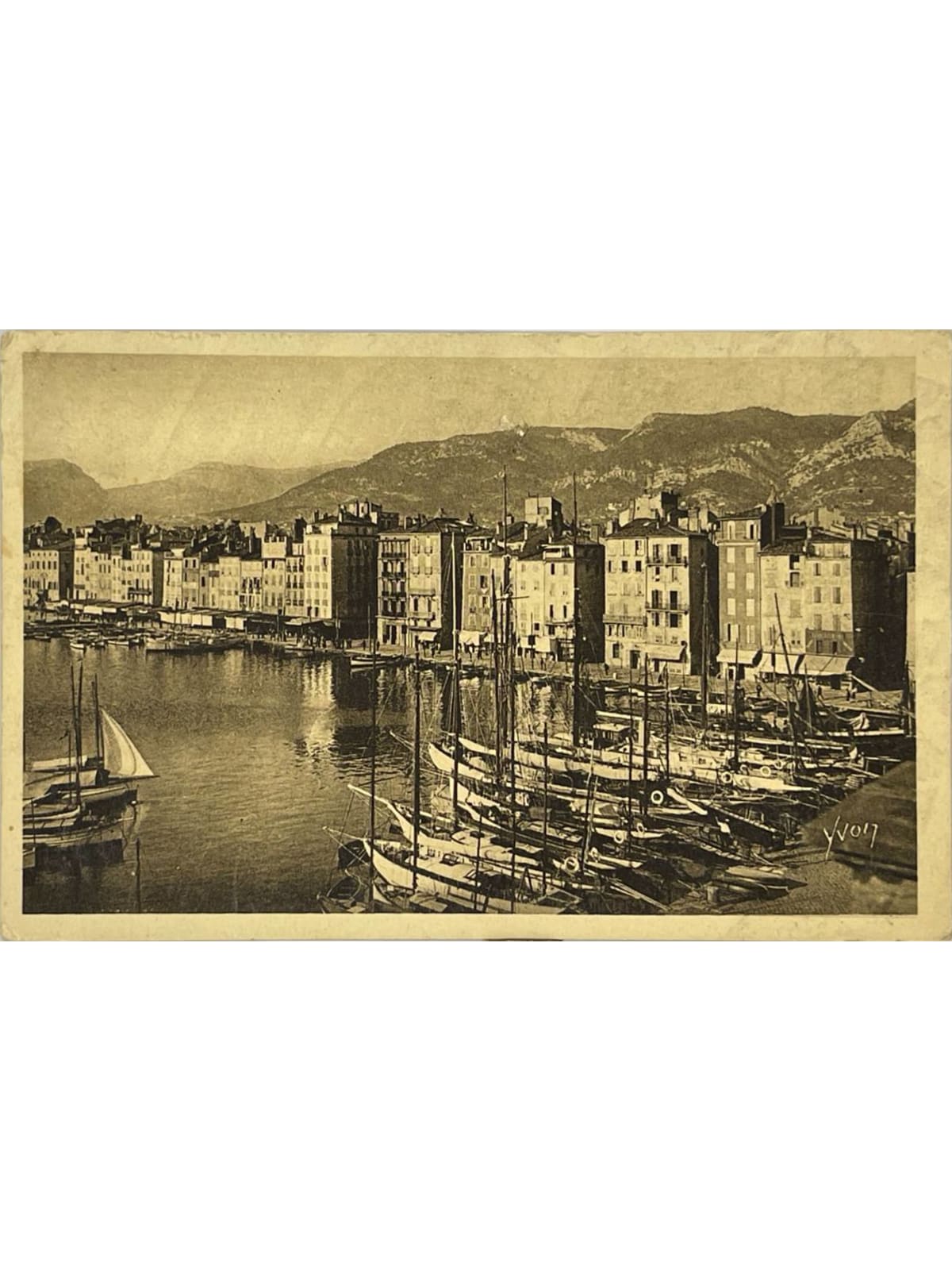 Recto de la carte postale