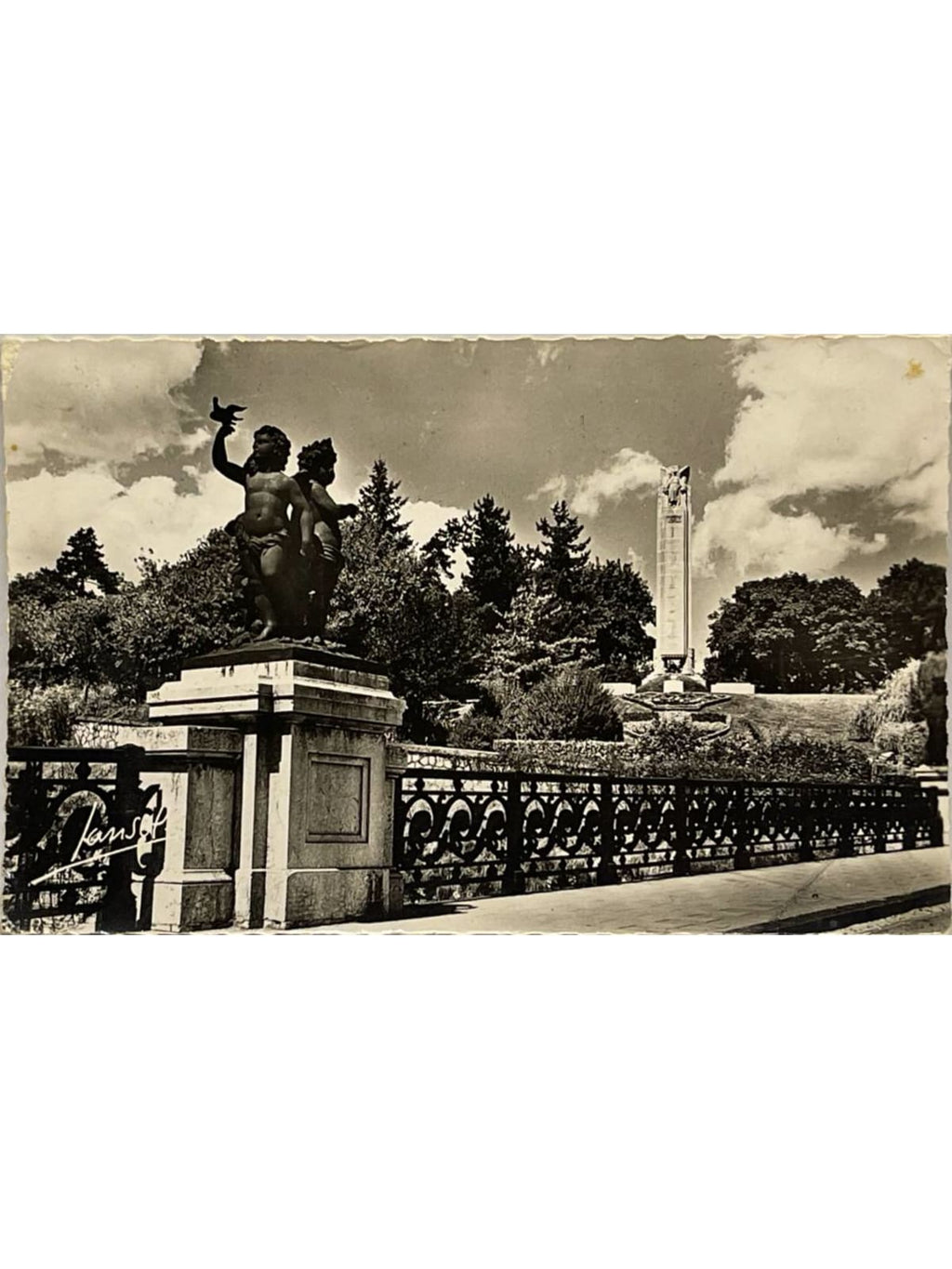 Recto de la carte postale