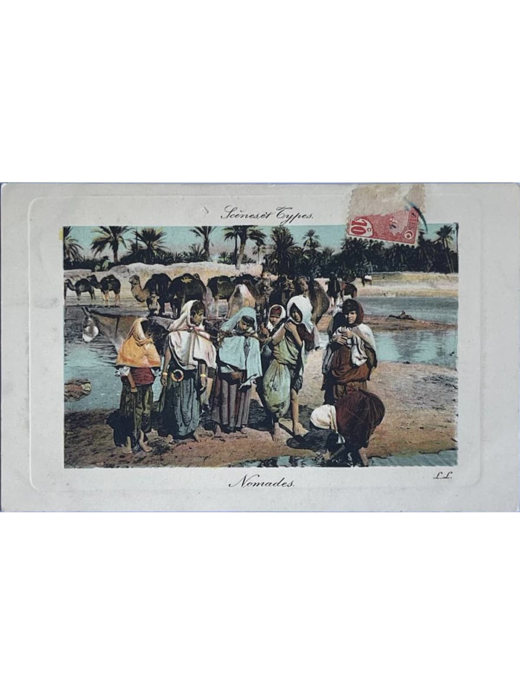 Recto de la carte postale