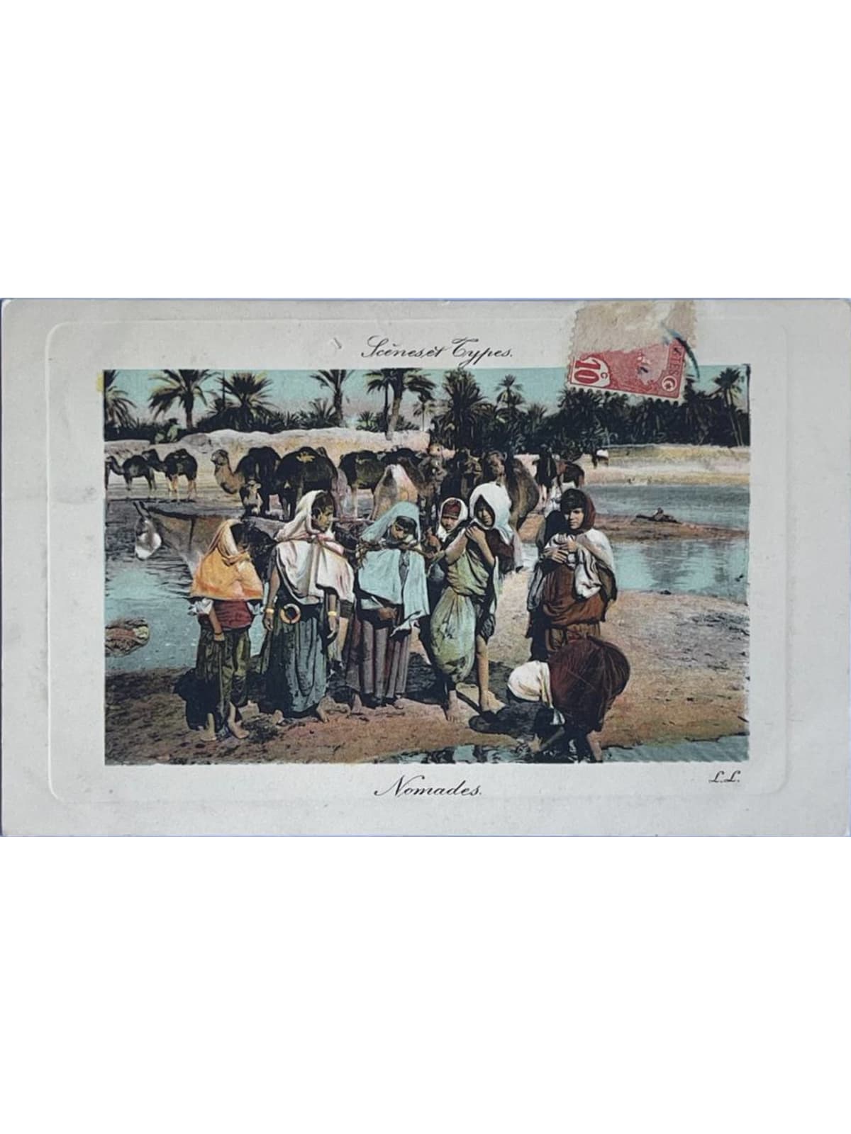 Recto de la carte postale