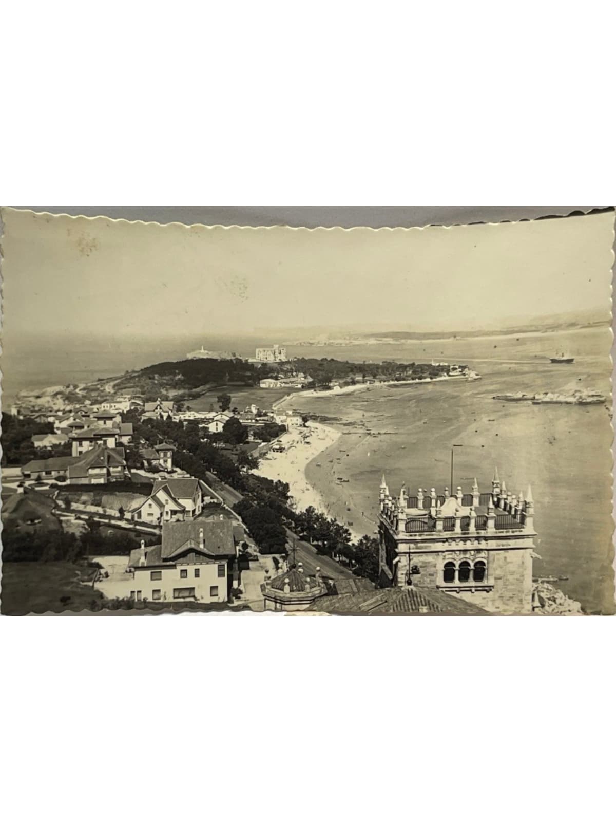 Recto de la carte postale