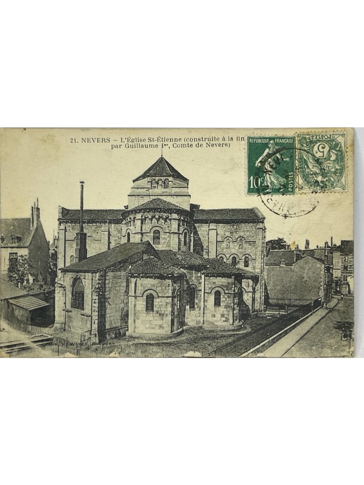 Recto de la carte postale