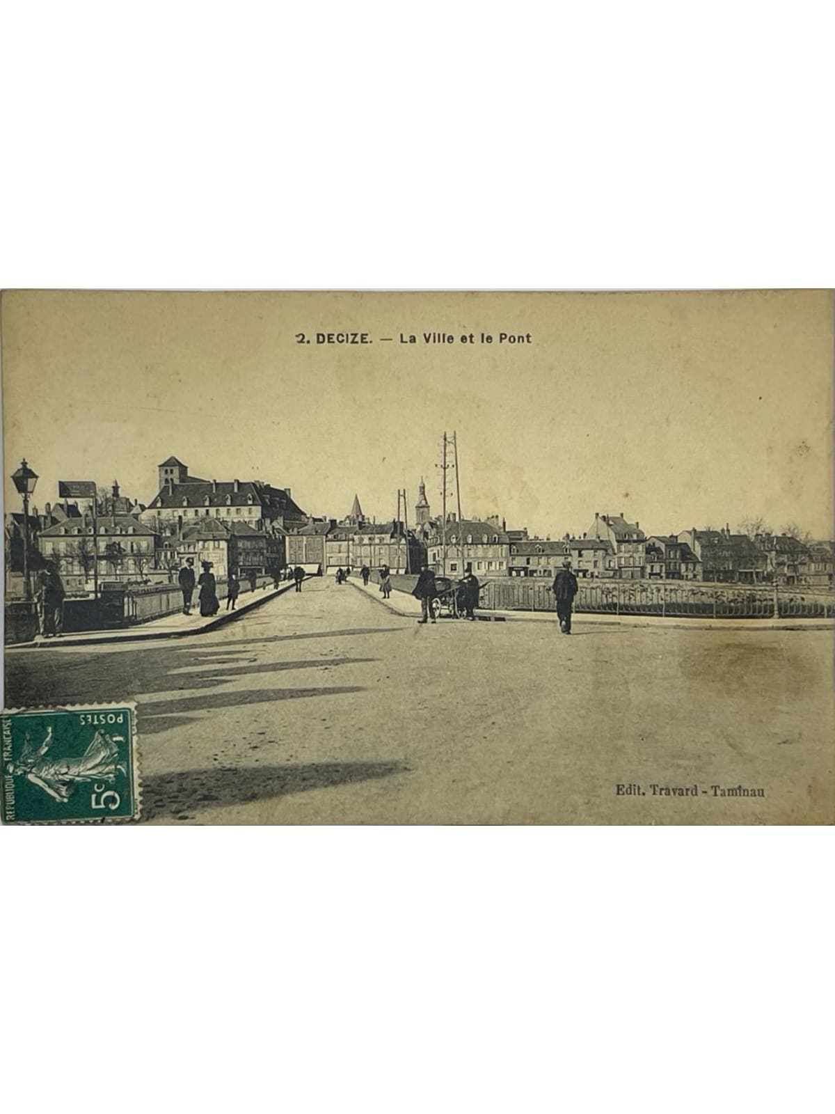 Recto de la carte postale