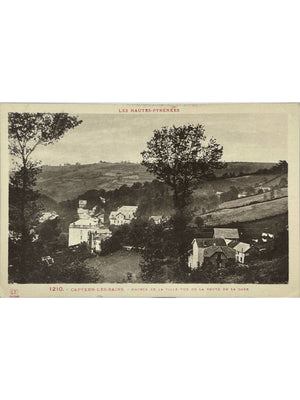 Capvern-les-Bains – Entrée de la ville, route de la gare – CPA n° 1210