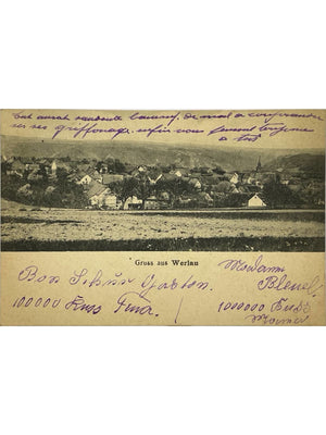 Werlau à Sankt Goar – Vue générale du village – CPA Allemagne