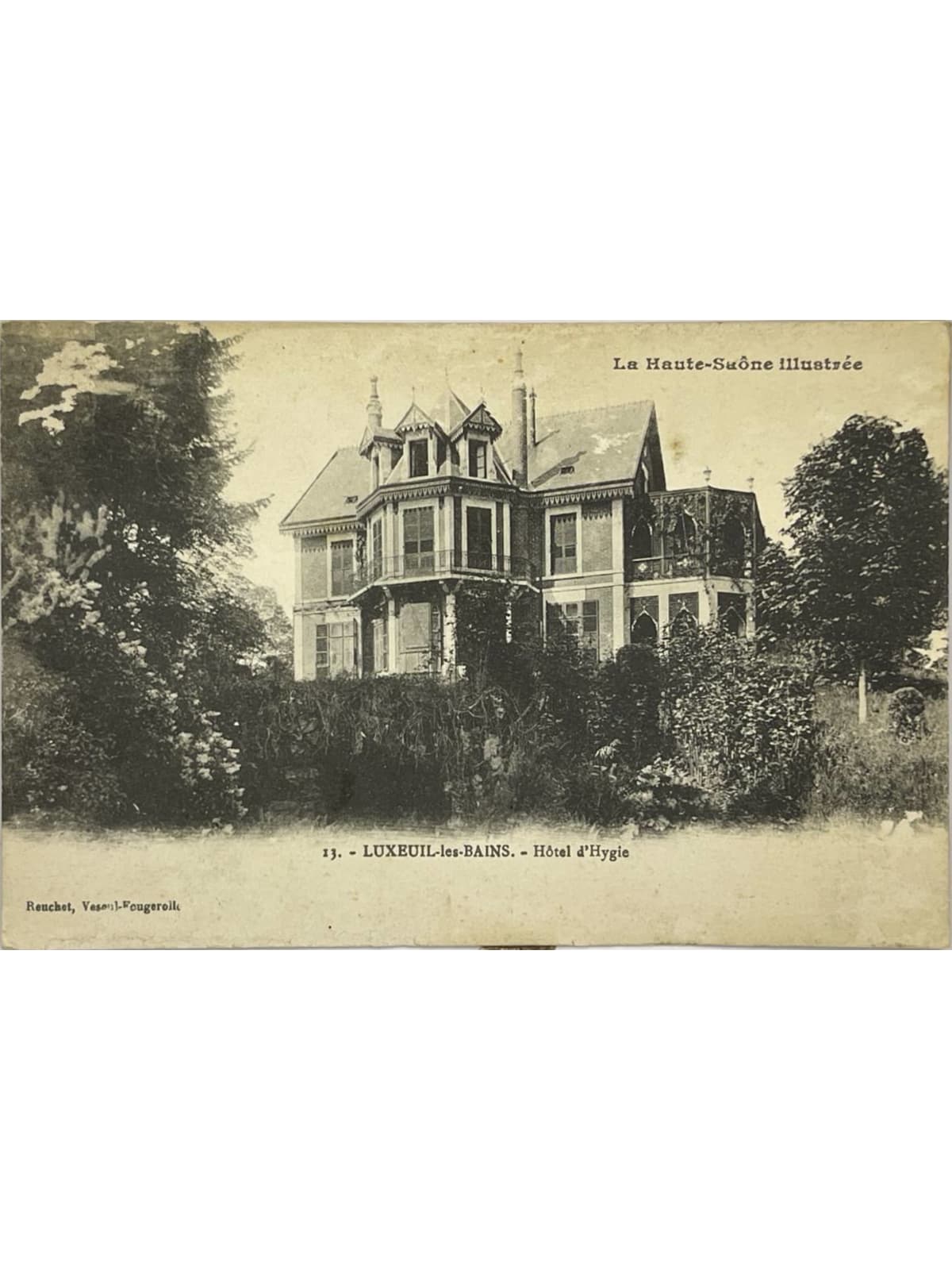 Recto de la carte postale