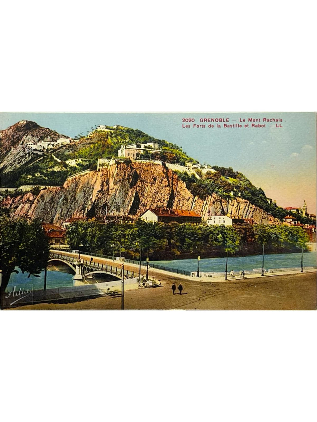 Recto de la carte postale