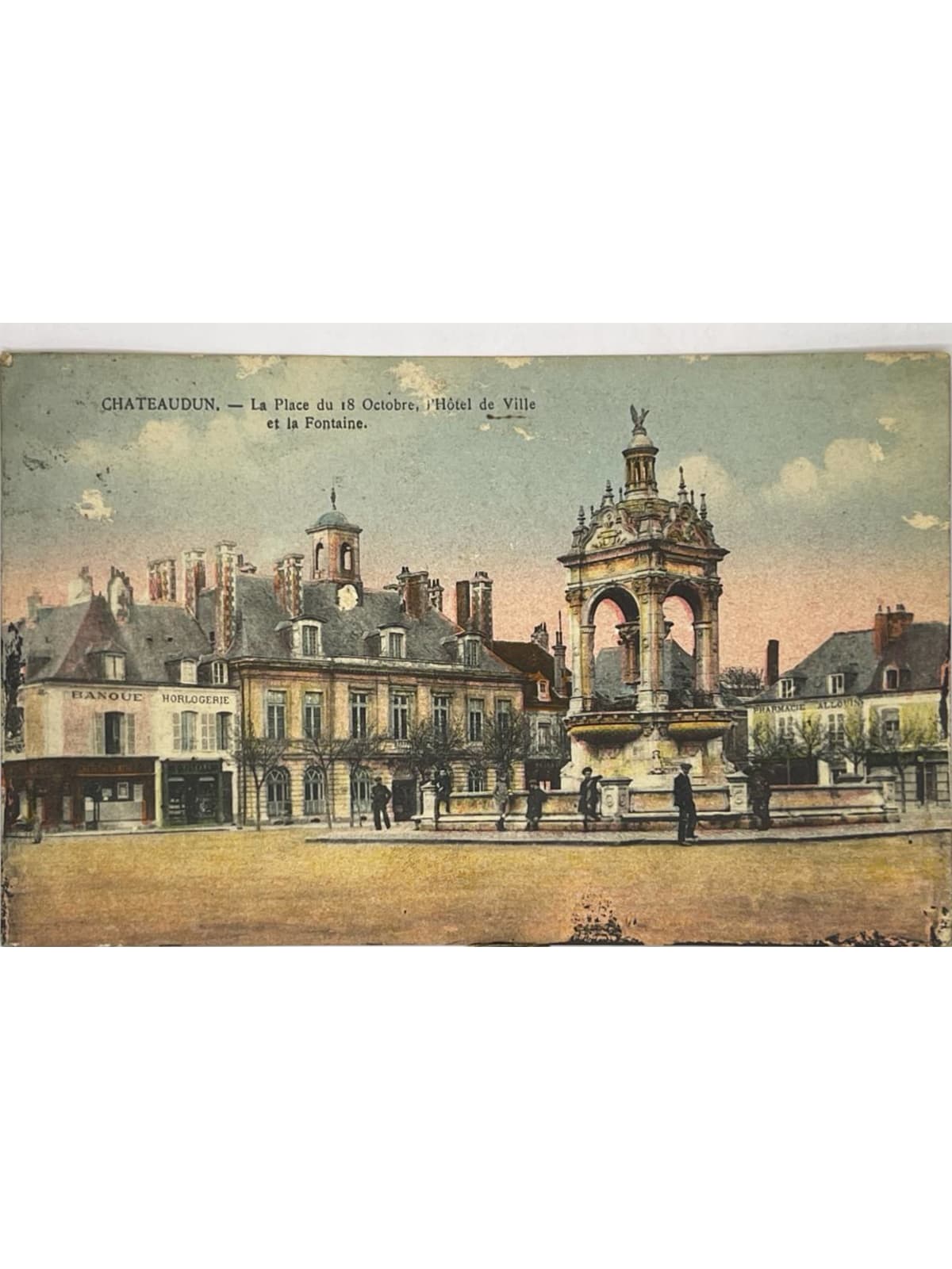 Recto de la carte postale