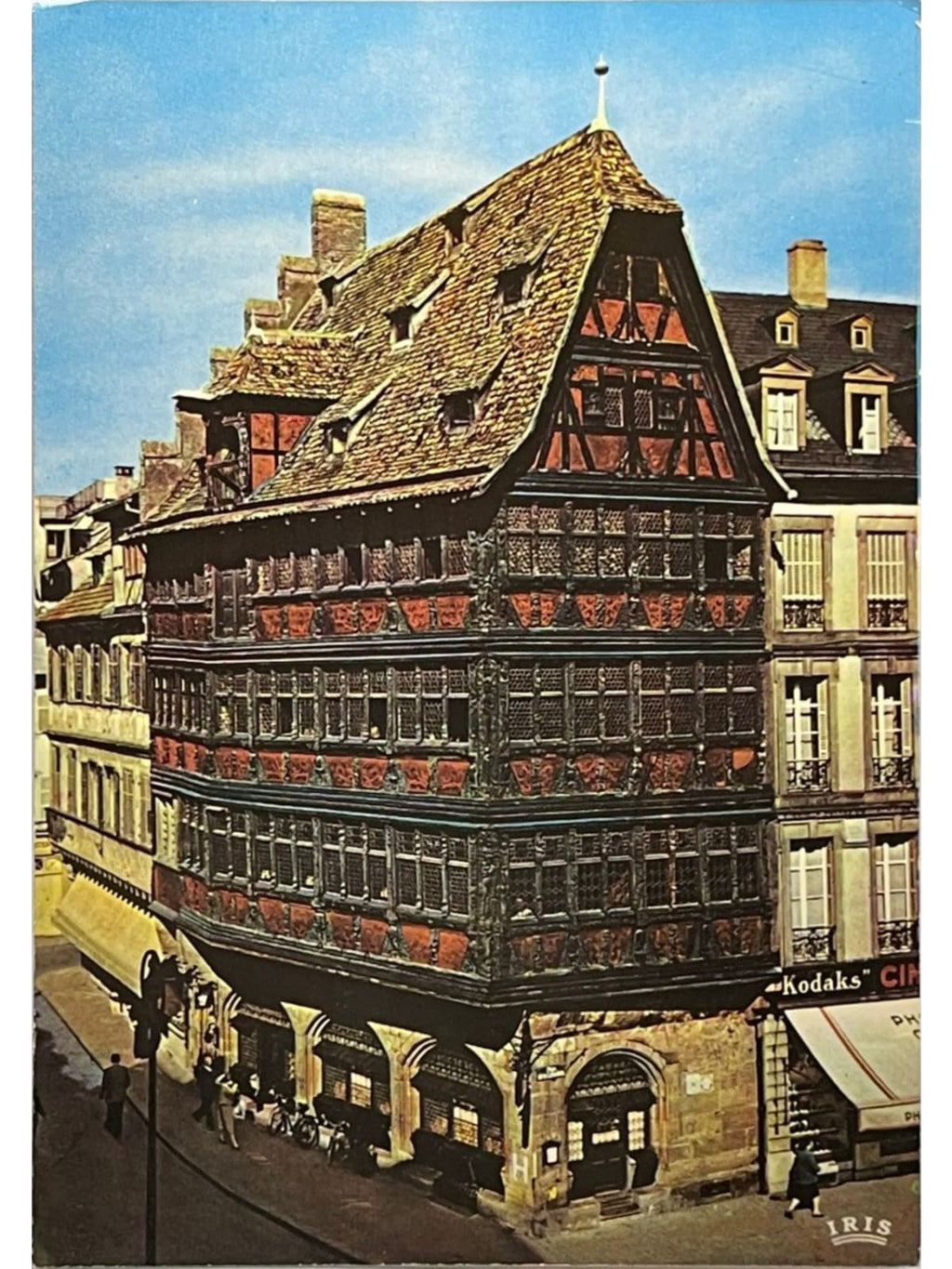 Recto de la carte postale