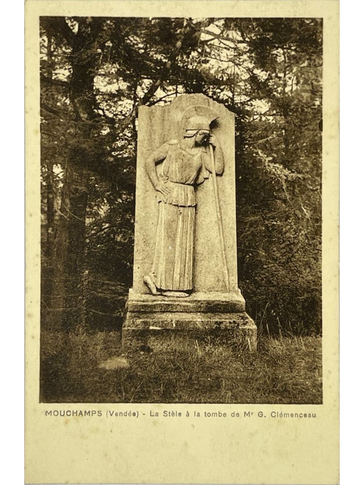 Recto de la carte postale