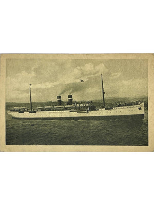 Paquebot S.S. Roma – Fabre Line, ligne Méditerranée–États-Unis – CPA