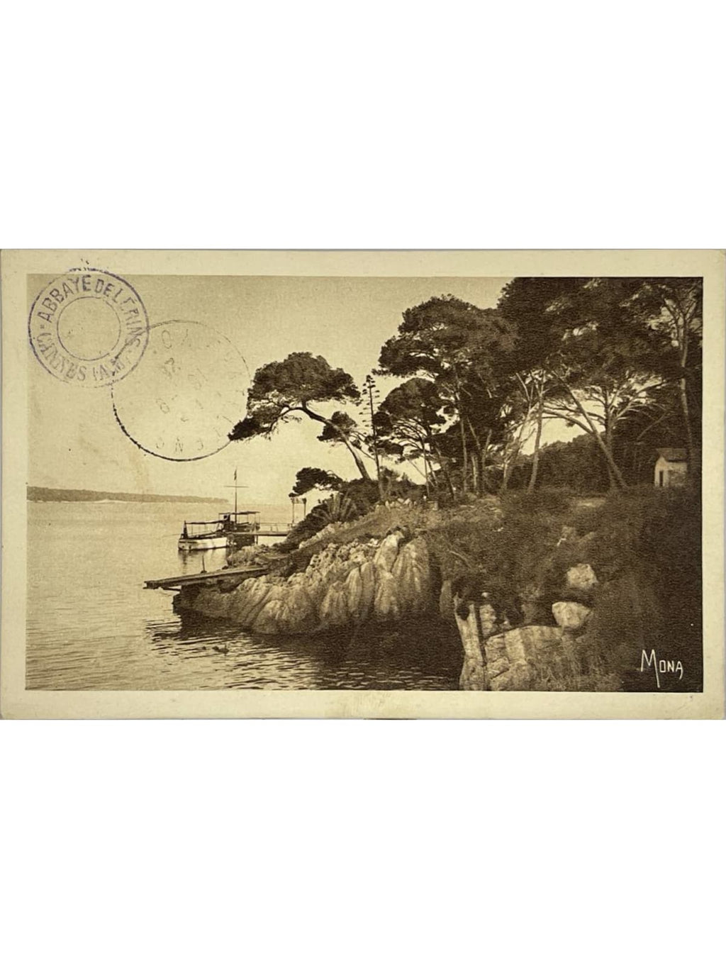Recto de la carte postale